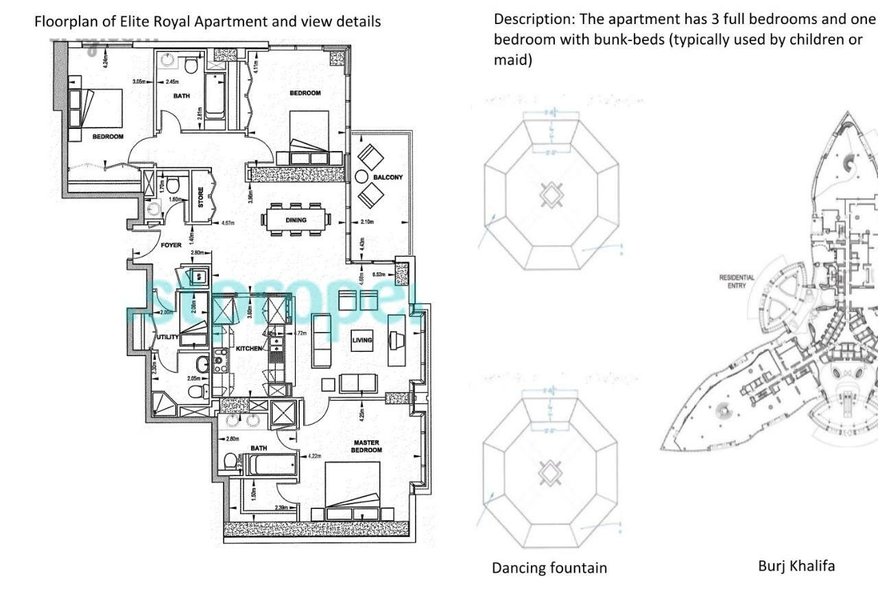 Elite Royal Apartment | Burj Residences Tower 5 | Gold Dubai Esterno foto